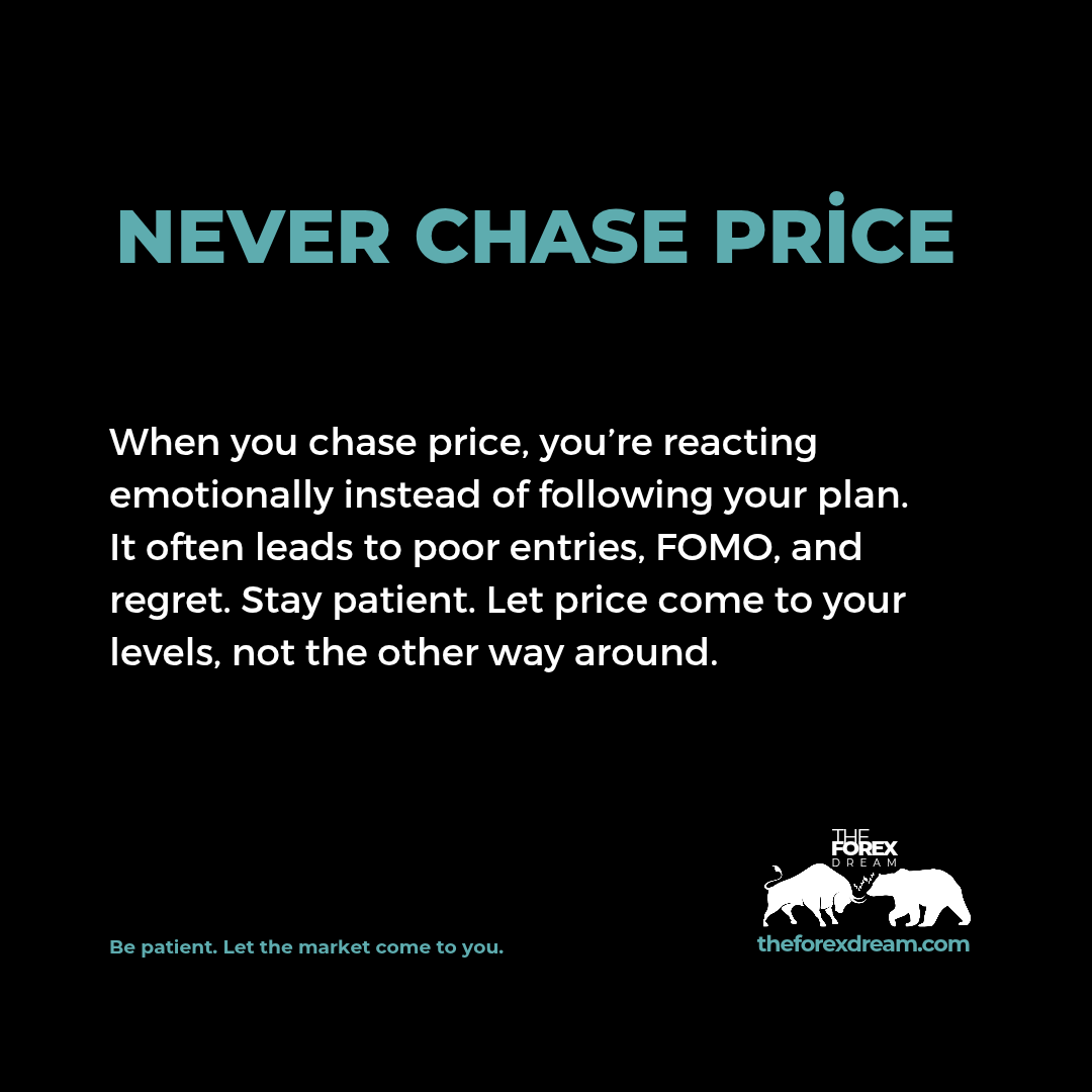 Never chase price